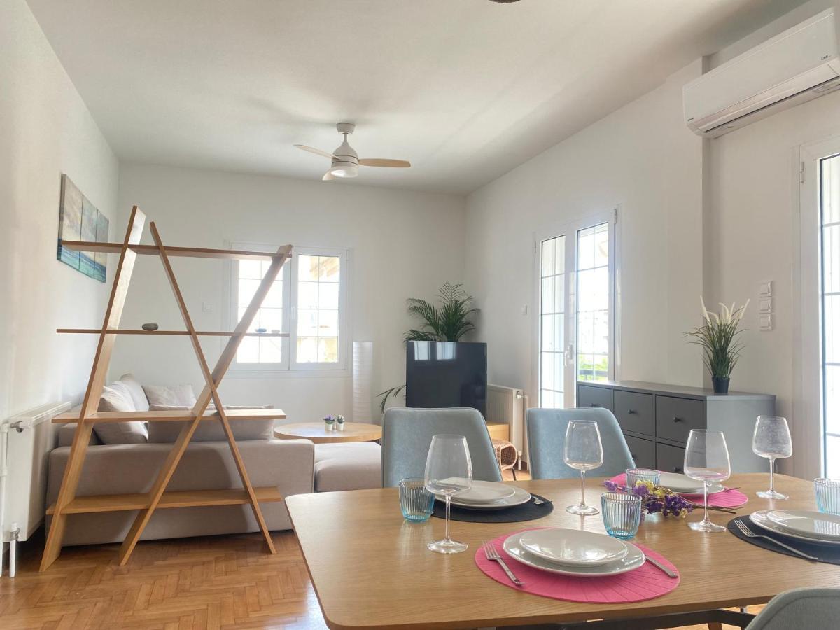 Faliro Comfort Apartment 10 Mins Walking To The Beach Ateny Zewnętrze zdjęcie