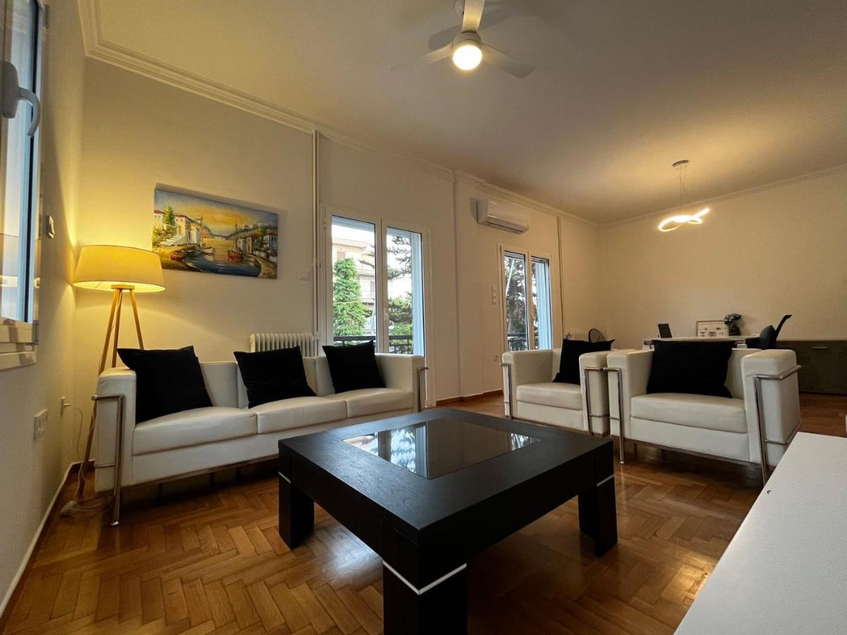 Faliro Comfort Apartment 10 Mins Walking To The Beach Ateny Zewnętrze zdjęcie